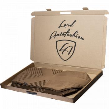 2 579 р. Накидка на сиденье (1 место Афины) ЛЮКС ст ВАН ВЭЙ Lord Autofashion SOUEAST DX8S (2022-2025) (коричневый, строчка коричневая)  с доставкой в г. Вологда. Увеличить фотографию 7