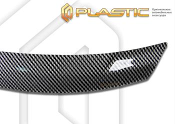 Дефлектор капота CA-Plastic Toyota Corolla Cross  ZSG10,MXGA10,ZVG11,ZVG13,ZVG15,  (2021-2025) (серия Шелкография карбон серебро)