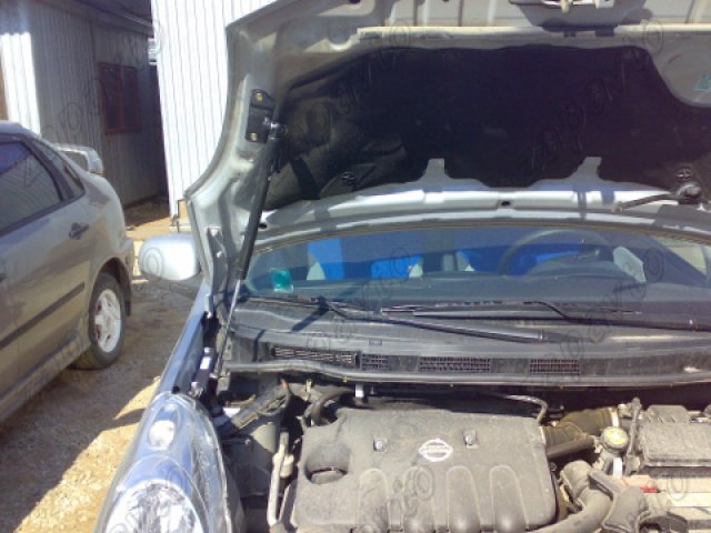3 299 р. Упор капота ТехноМастер Nissan Note 1 E11 дорестайлинг (2004-2008)  с доставкой в г. Вологда
