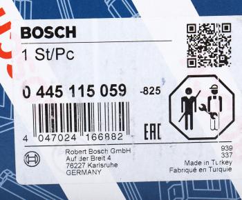 38 999 р. Форсунка MERCEDES E (W212) топливная BOSCH BOSCH 0445115059 BOSCH 0445115059  с доставкой в г. Вологда. Увеличить фотографию 5
