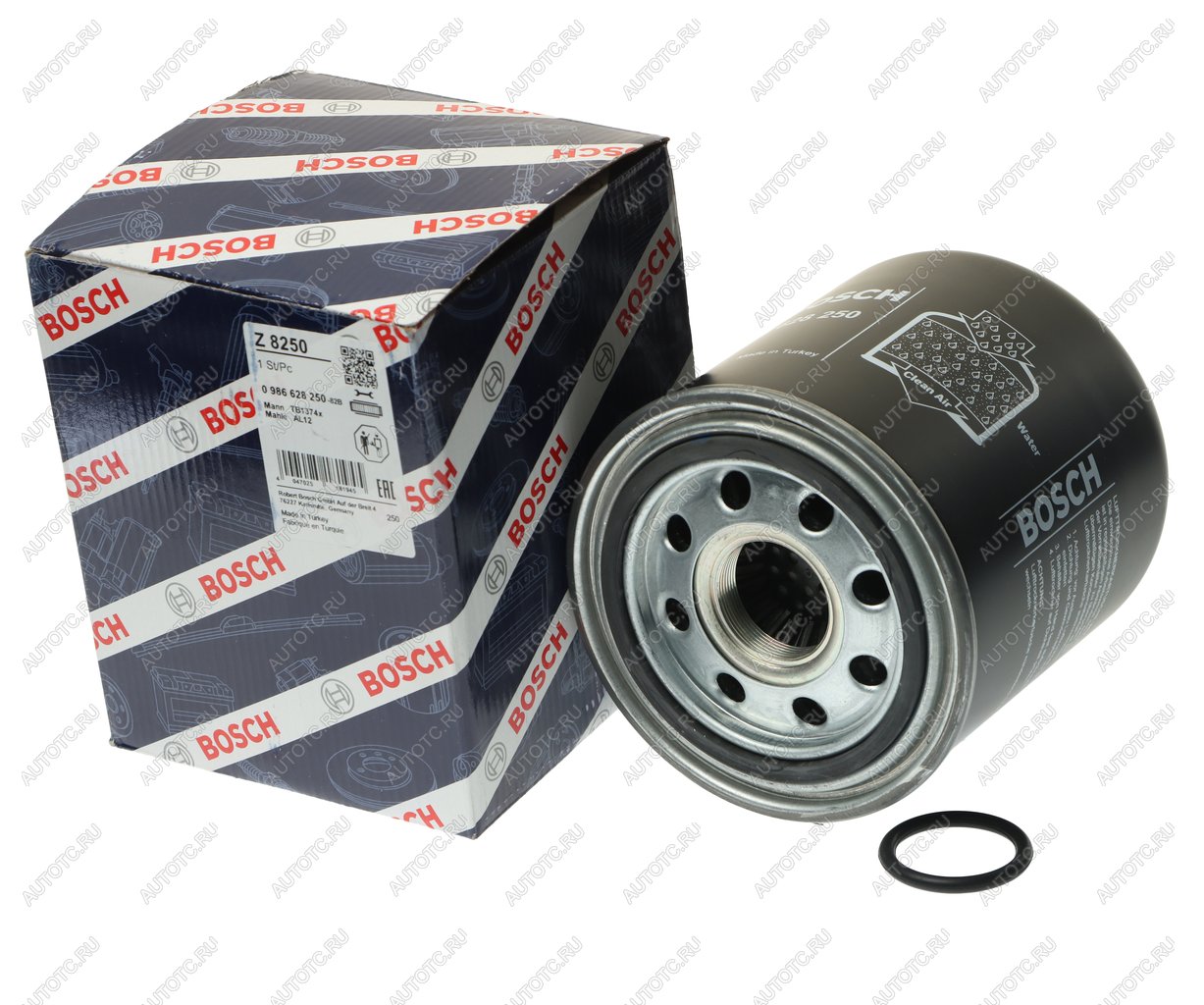 1 999 р. Фильтр-патрон MAN MERCEDES VOLVO IVECO осушителя воздуха BOSCH BOSCH 0986628250  с доставкой в г. Вологда