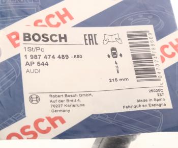 519 р. Датчик износа тормозных колодок AUDI A6 (12-),A7 (10-),A8 (09-),Q5 (12-) передний BOSCH BOSCH 1987474489  с доставкой в г. Вологда. Увеличить фотографию 3