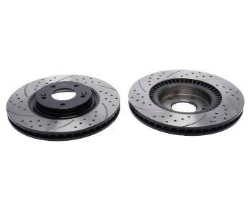 Диск тормозной HYUNDAI Sonata (15-) KIA Optima (15-) передний перфорированный комплект TAYGA TAYGA bdf075