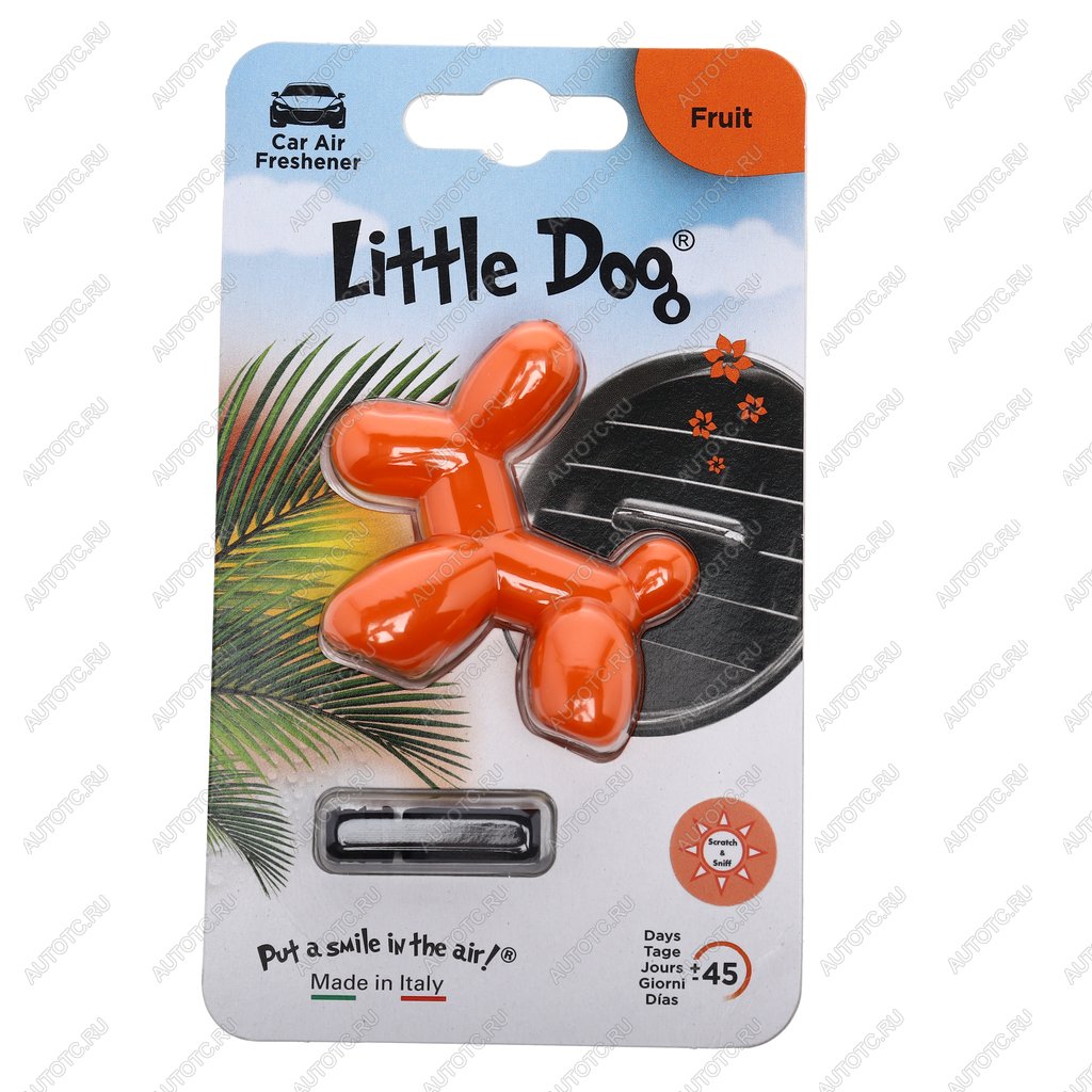 295 р. Ароматизатор на дефлектор полимерный (Фрукты) Little Dog DRIVE INT DRIVE INT ed0909  с доставкой в г. Вологда