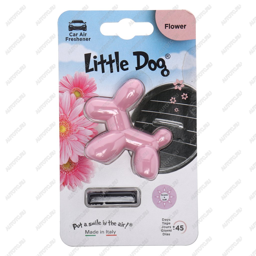 295 р. Ароматизатор на дефлектор полимерный (Цветочный) Little Dog DRIVE INT DRIVE INT ed1313  с доставкой в г. Вологда