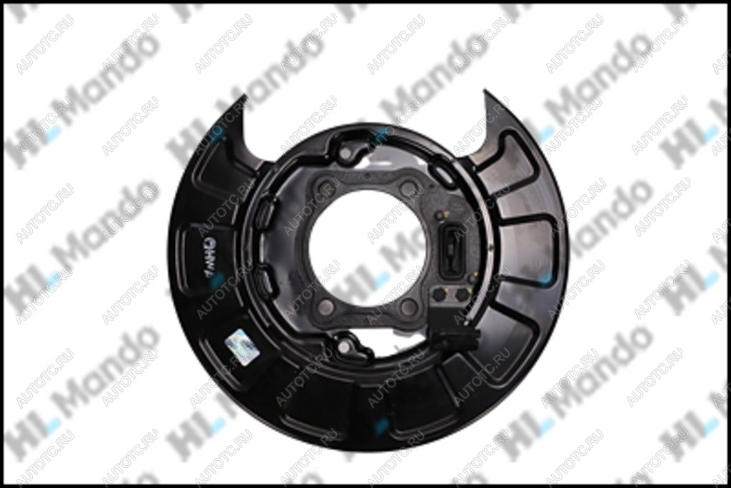 12 549 р. Щит тормоза HYUNDAI Santa Fe (05-) задний левый (с колодками) MANDO MANDO ex582502b000 MANDO ex582502b000  с доставкой в г. Вологда