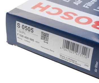 1 389 р. Фильтр воздушный MERCEDES Viano (W447) (дв.M274,OM622,OM651) BOSCH BOSCH f026400505  с доставкой в г. Вологда. Увеличить фотографию 4