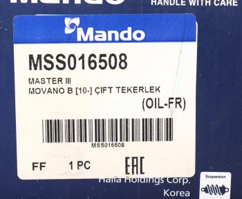 2 899 р. Амортизатор RENAULT Master 3 (10-) задний левыйправый газовый MANDO MANDO mss016508  с доставкой в г. Вологда. Увеличить фотографию 3