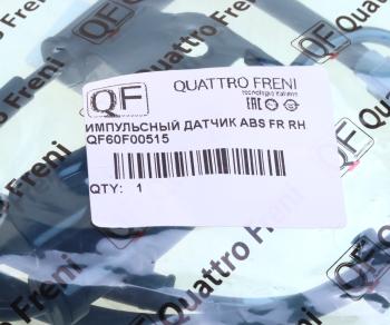 1 949 р. Датчик АБС KIA Rio (17-) колеса переднего правого QUATTRO FRENI QUATTRO FRENI qf60f00515  с доставкой в г. Вологда. Увеличить фотографию 4