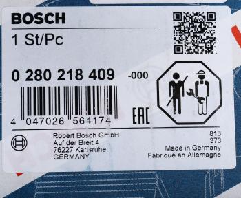 18 749 р. Датчик массового расхода воздуха LAND ROVER Range Rover (02-12) BOSCH BOSCH 0280218409 BOSCH 0280218409  с доставкой в г. Вологда. Увеличить фотографию 6