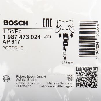 1 299 р. Датчик износа тормозных колодок PORSCHE 911 (05-) передний BOSCH BOSCH 1987473024 BOSCH 1987473024  с доставкой в г. Вологда. Увеличить фотографию 5