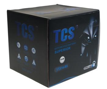 4 099 р. Аккумулятор TCS AGM 14Ач TCS 6ст14 ytx14-bs  с доставкой в г. Вологда. Увеличить фотографию 3