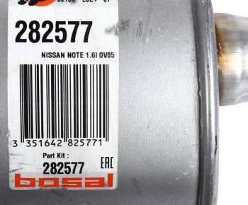 8 999 р. Глушитель NISSAN Note (06-13) средняя часть BOSAL BOSAL 282-577  с доставкой в г. Вологда. Увеличить фотографию 4