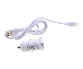 669 р. Устройство зарядное в прикуриватель 1USB + 1 Type C 12V XO XO cc56 white  с доставкой в г. Вологда. Увеличить фотографию 2