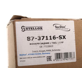 1 379 р. Фонарь задний KRONE KOEGEL MERCEDES левый STELLOX STELLOX 87-37116-sx  с доставкой в г. Вологда. Увеличить фотографию 4