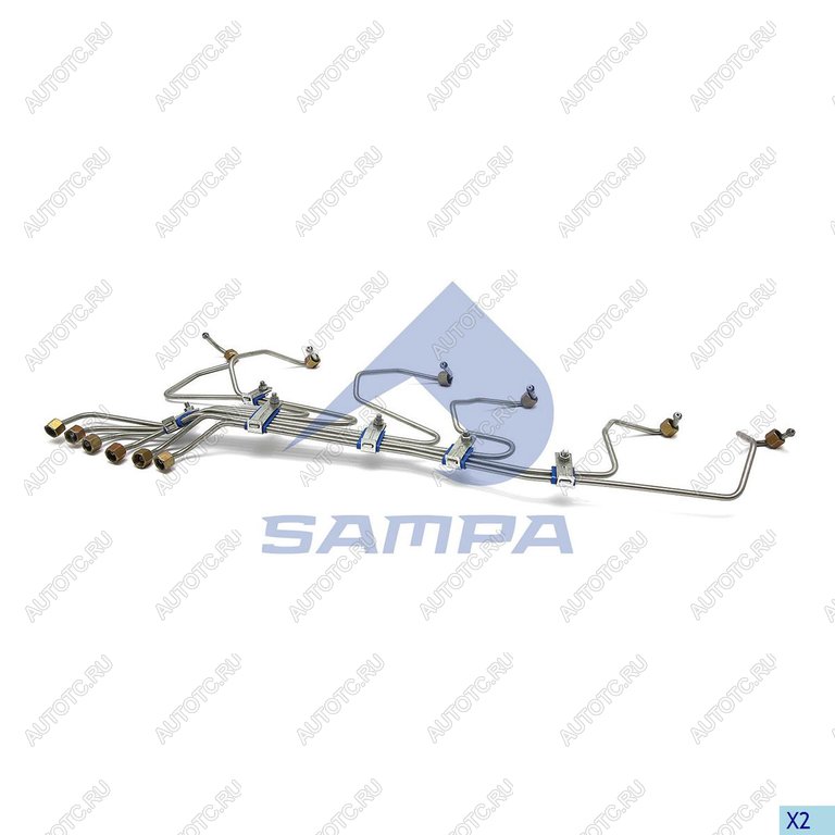 4 299 р. Трубка топливная MAN комплект SAMPA SAMPA 020.707  с доставкой в г. Вологда