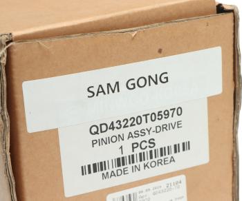 15 449 р. Вал КПП HYUNDAI HD65,78 дв.D4GA (M035S5) первичный SAMGONG SAMGONG qd43220-t05970  с доставкой в г. Вологда. Увеличить фотографию 5