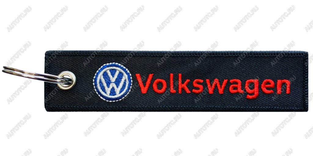 188 р. Брелок VW ткань,вышивка 13х3см MASHINOKOM MASHINOKOM bmv 027  с доставкой в г. Вологда