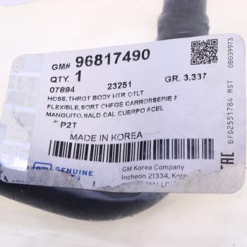 769 р. Шланг CHEVROLET Cruze (09-) системы охлаждения OE GENERAL MOTORS 96817490  с доставкой в г. Вологда. Увеличить фотографию 3