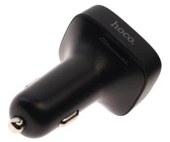 869 р. Устройство зарядное в прикуриватель с трансмиттером (bluetooth,hands free) HOCO HOCO e59 black  с доставкой в г. Вологда. Увеличить фотографию 2