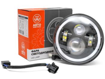 Фара ВАЗ-21213,УАЗ-31519 Хантер 4 диода, с ДХО и поворотником AVTOELECTRICA AVTOELECTRICA 62.3711-4led ae (фг024 ae)