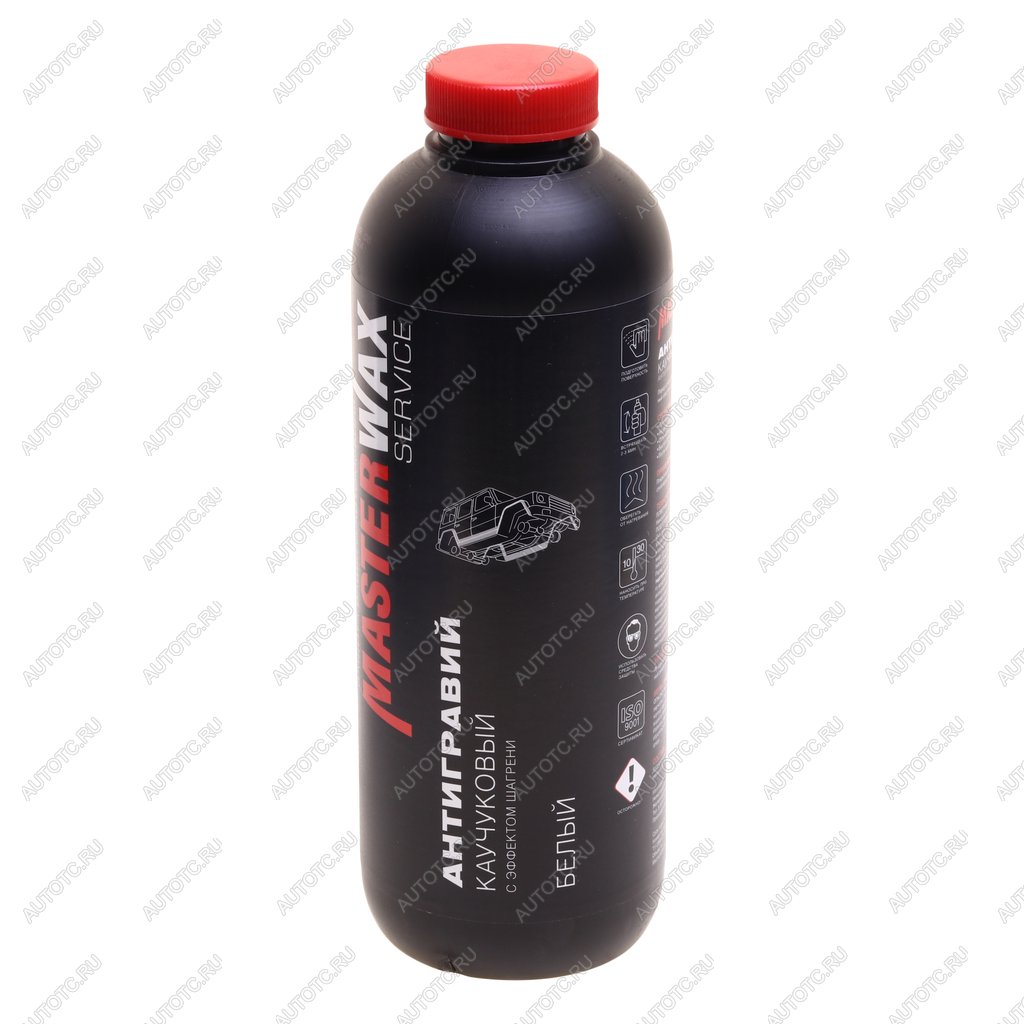 749 р. Антигравий белый 1л с эффектом шагрени в пластике MASTERWAX MASTERWAX mw030902  с доставкой в г. Вологда