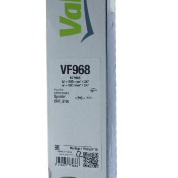 4 649 р. Щетка стеклоочистителя 650мм бескаркасная VALEO VALEO 577968  с доставкой в г. Вологда. Увеличить фотографию 4
