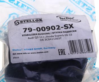 319 р. Втулка стабилизатора VW Tiguan переднего STELLOX STELLOX 79-00902-sx  с доставкой в г. Вологда. Увеличить фотографию 3
