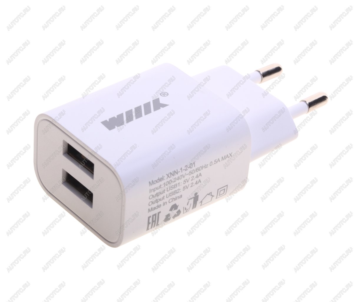 299 р. Устройство зарядное в розетку 2USB WIIIX WIIIX unn-1-2-01  с доставкой в г. Вологда