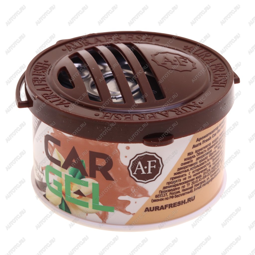 286 р. Ароматизатор под сиденье гелевый (Vanilla Cream) 50г AURA FRESH AURA FRESH 23616  с доставкой в г. Вологда