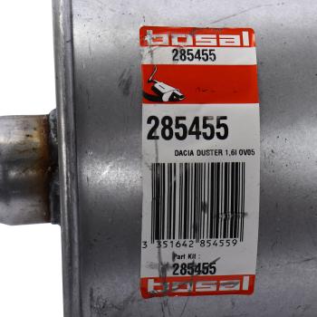 7 299 р. Глушитель RENAULT Duster (10-) (1.6) средняя часть BOSAL BOSAL 285-455  с доставкой в г. Вологда. Увеличить фотографию 3