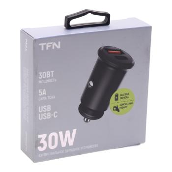 829 р. Устройство зарядное в прикуриватель 1USB + 1 Type C 12V TFN TFN tfn-ccrpd30w01  с доставкой в г. Вологда. Увеличить фотографию 3