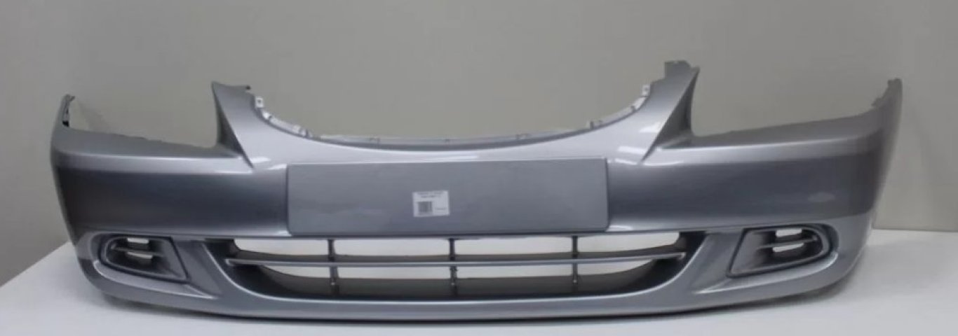 5 499 р. Бампер передний DAR Hyundai Accent 2 LC2 седан рестайлинг (2003-2007) (Кристалл S14)  с доставкой в г. Вологда
