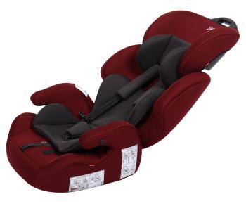 10 649 р. Автокресло детское 9-36кг (I-II-III) 1-12лет вишня люкс Isofix Стар SIGER SIGER kres4028  с доставкой в г. Вологда. Увеличить фотографию 3