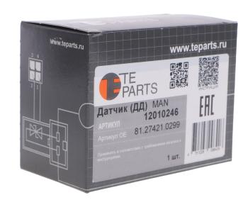 5 999 р. Датчик давления воздуха MAN F2000 тормозной системы TE PARTS TE PARTS 12010246 TE PARTS 12010246  с доставкой в г. Вологда. Увеличить фотографию 3