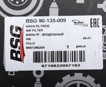 759 р. Фильтр воздушный AUDI A2 (00-05) BSG BSG bsg90135009 BSG bsg90135009  с доставкой в г. Вологда. Увеличить фотографию 4