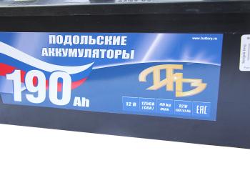 14 399 р. Аккумулятор ПОДОЛЬСК 190Ач под болт ПОДОЛЬСК 6ст190(4)  с доставкой в г. Вологда. Увеличить фотографию 2