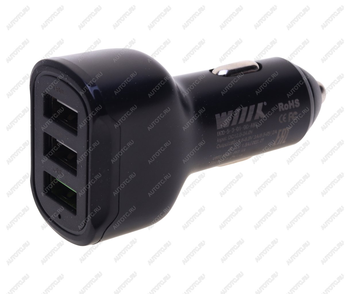 459 р. Устройство зарядное в прикуриватель 3USB 12V WIIIX WIIIX ucc-5-3-01-qc-ant  с доставкой в г. Вологда