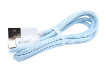 294 р. Кабель USB Type C 1м WIIIX WIIIX cb-555tc-look-10bu  с доставкой в г. Вологда. Увеличить фотографию 1
