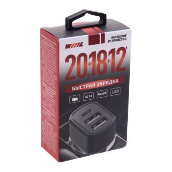 599 р. Устройство зарядное в прикуриватель 3USB 12V WIIIX WIIIX ucc-5-3-01-qcpd-ant  с доставкой в г. Вологда. Увеличить фотографию 4