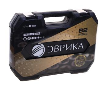 5 549 р. Набор инструментов 82 предмета слесарно-монтажный 14,12 6-ти гран. ЭВРИКА ЭВРИКА eu-82le  с доставкой в г. Вологда. Увеличить фотографию 5