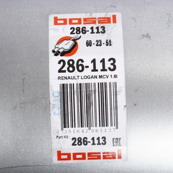 8 549 р. Глушитель RENAULT Logan (06-) средняя часть BOSAL BOSAL 286-113  с доставкой в г. Вологда. Увеличить фотографию 3