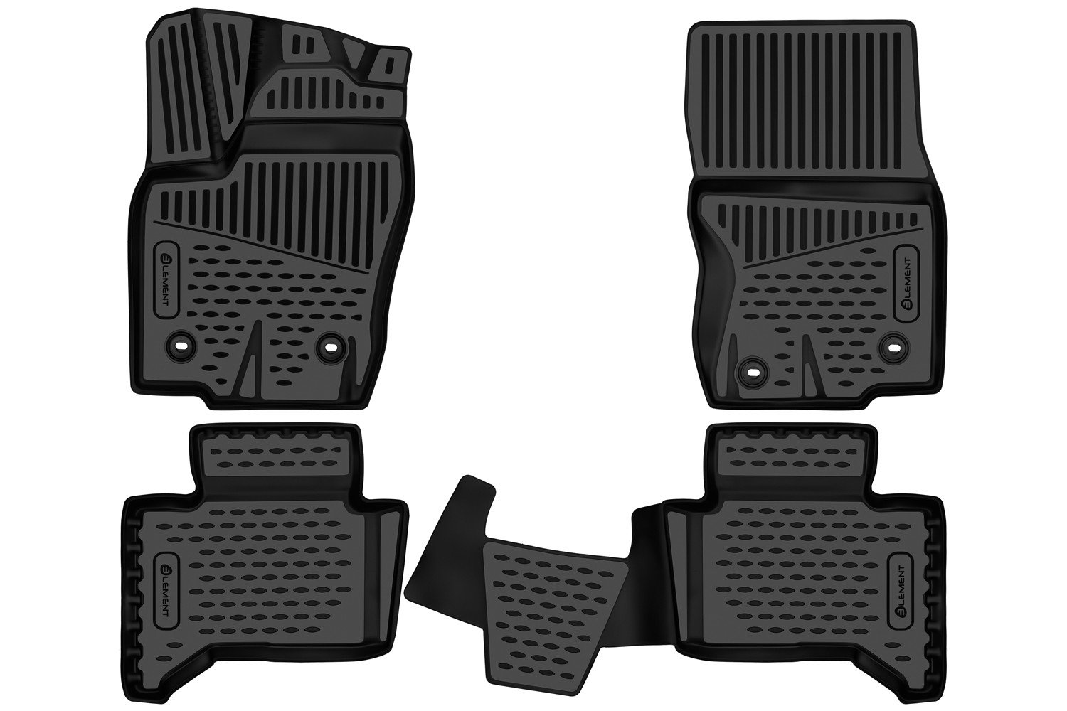 2 979 р. Коврики 3D в салон подходят для TOYOTA Land Cruiser Prado (250) 2023- Внед, 5мест, с накладкой на тоннеле, 4шт.(полиуретан)  Тойота Ленд крузер прадо Element element3da70978210k  с доставкой в г. Вологда