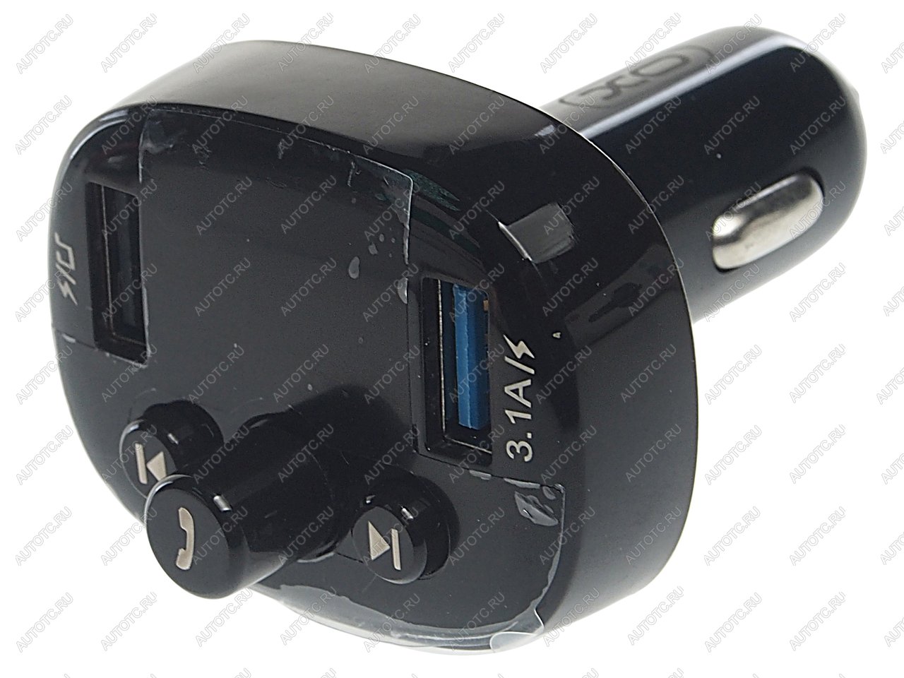 1 299 р. Устройство зарядное в прикуриватель с трансмиттером (bluetooth,hands free) черное XO XO bcc02 black  с доставкой в г. Вологда