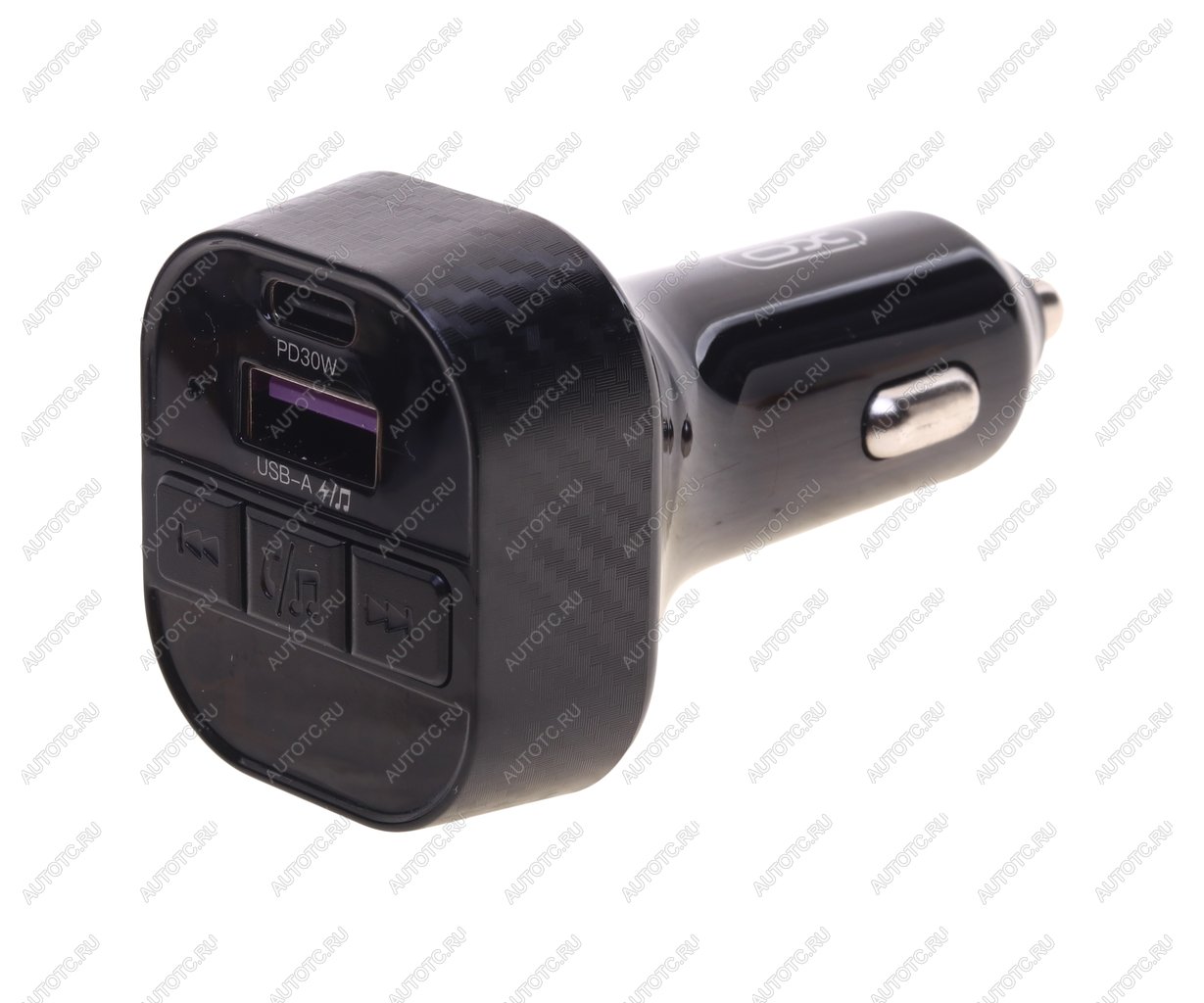 1 039 р. Устройство зарядное в прикуриватель с трансмиттером (bluetooth,hands free) XO XO bcc17 black  с доставкой в г. Вологда
