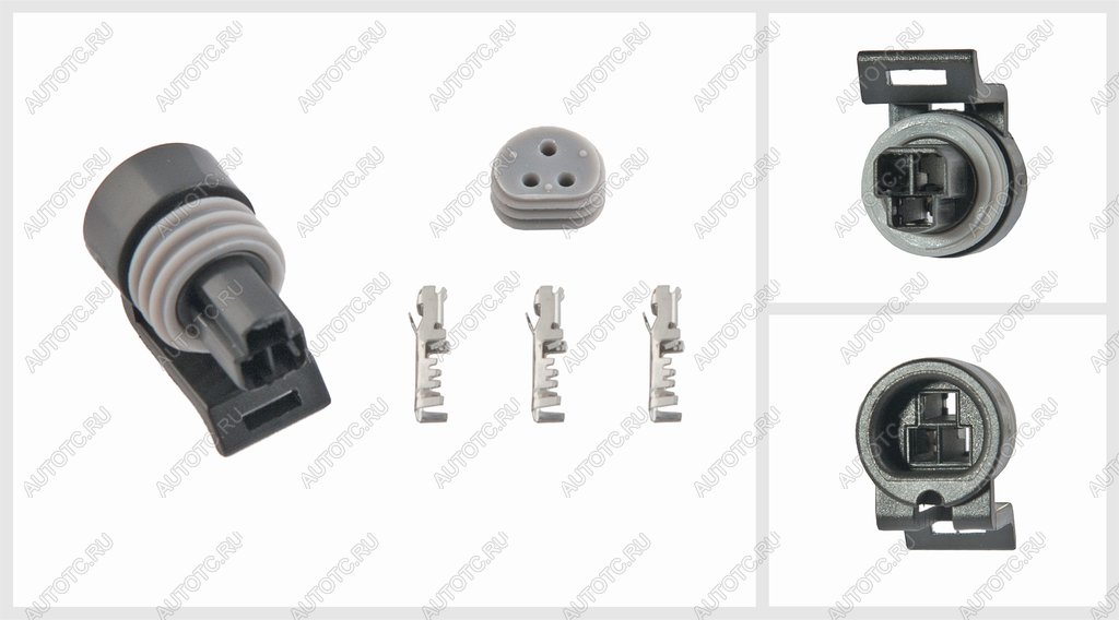 479 р. Разъем SCANIA,HYUNDAI электрический (3-х контактный) TE PARTS TE PARTS 7730533  с доставкой в г. Вологда