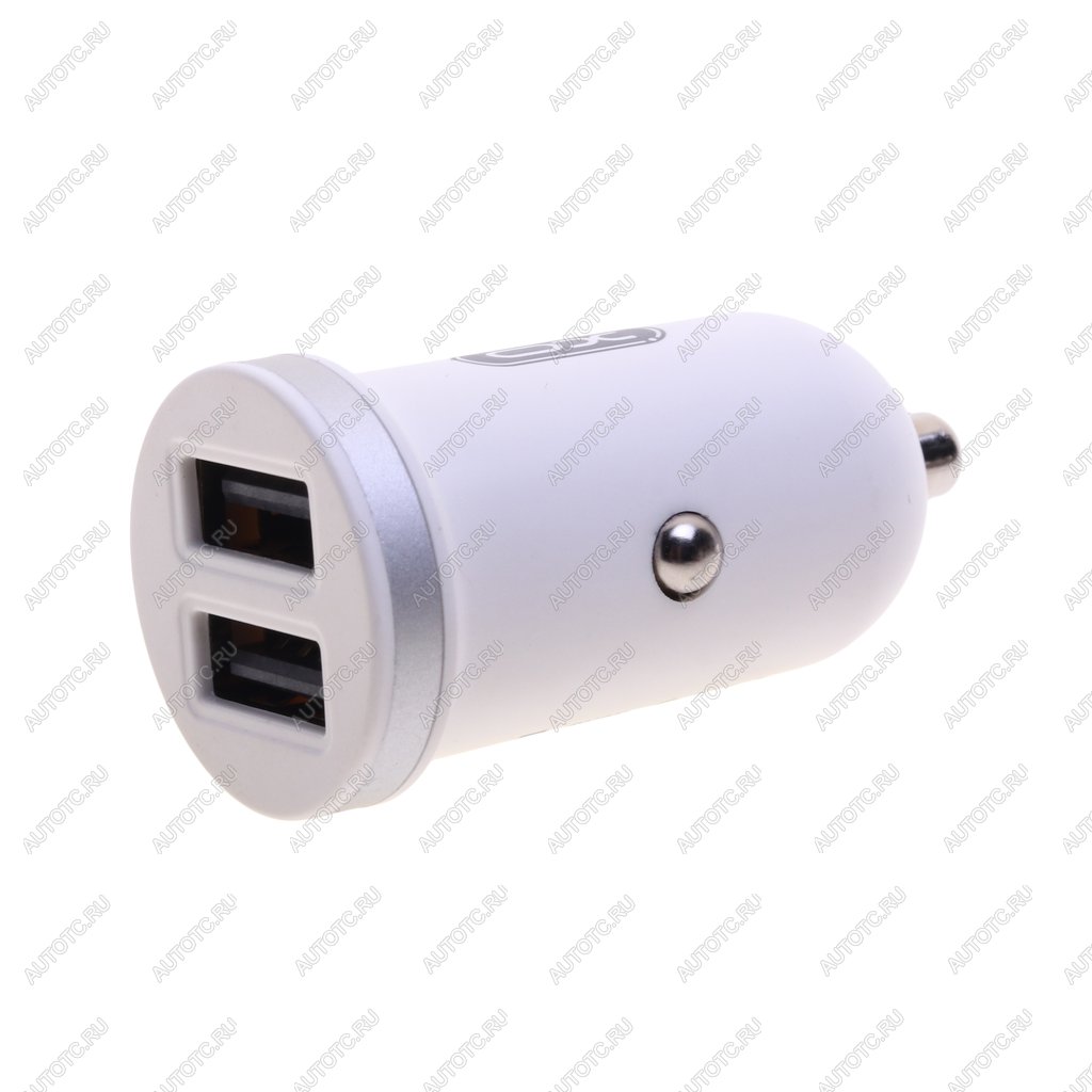 299 р. Устройство зарядное в прикуриватель 2USB 12V XO XO cc18 white  с доставкой в г. Вологда