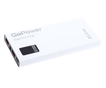 Аккумулятор внешний 10000мАч для зарядки мобильных устройств GOPOWER GOPOWER pb03-10 белый