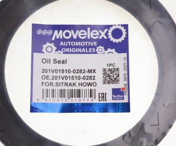 419 р. Сальник коленвала SITRAK HOWO дв.MC11,MC13 передний (100х130х12) MOVELEX MOVELEX 201v015100282-mx  с доставкой в г. Вологда. Увеличить фотографию 3