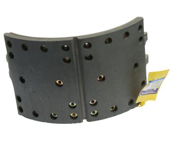 3 289 р. Колодки тормозные SITRAK HOWO задние с накладками (1шт.) MOVELEX MOVELEX az9231342072-mx  с доставкой в г. Вологда. Увеличить фотографию 1